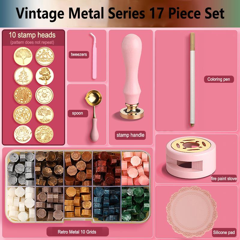 Wax Seal Stamp Set Lacquered S - đánh giá và giá Wax Seal Stamp Set